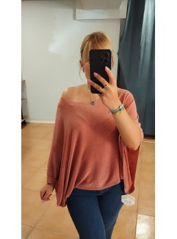 Jersey poncho teja